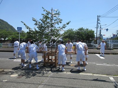 大森神社の麒麟獅子舞